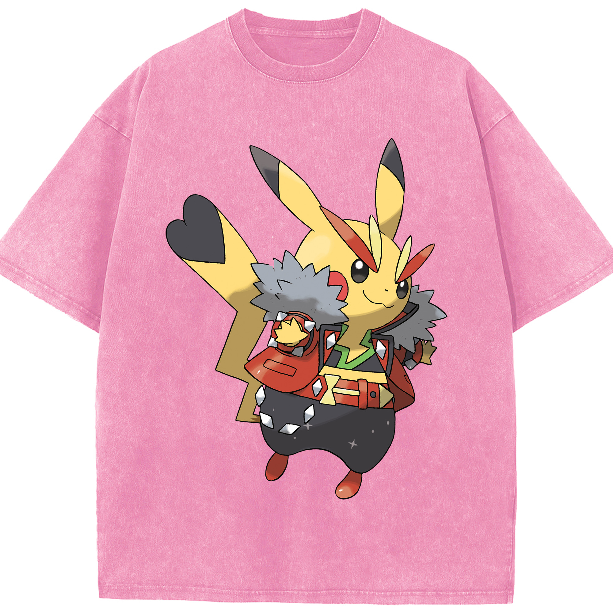 （画像用） ポケットモンスター Pokémon 綿100% ヴィンテージ風 半袖Tシャツ（フロントプリント）